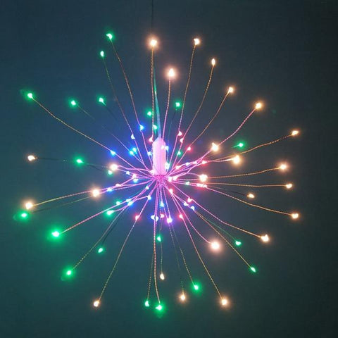 Image of Festival Hanging Starburst String Lights.