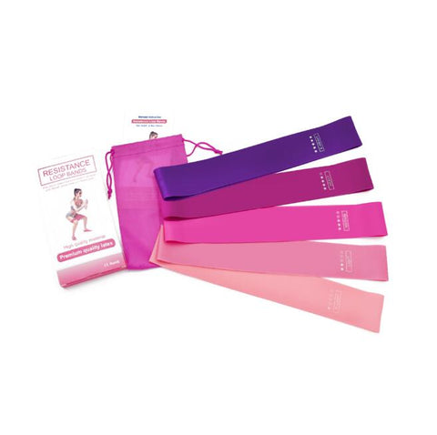 Image of Yoga Resistance Bands 5 Level Rubber.