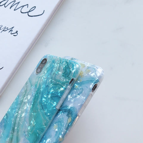 Image of Glitter Marble Case For iphone