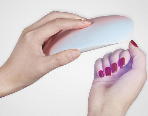 Image of Nail Dryer LED UV Lamp Micro USB Gel Varnish Curing Machine.