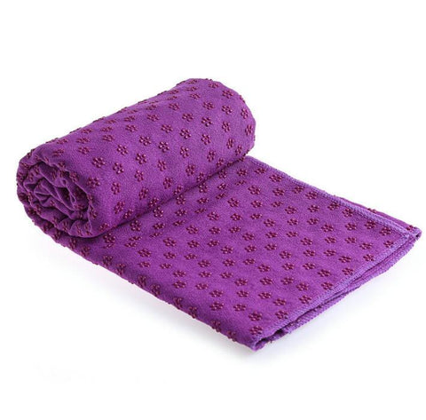 Image of Yoga Mat Cover Towel Blanket For Fitness Exercise.