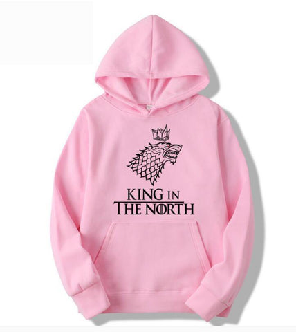 Image of Game of Thrones Wolf hoodies.