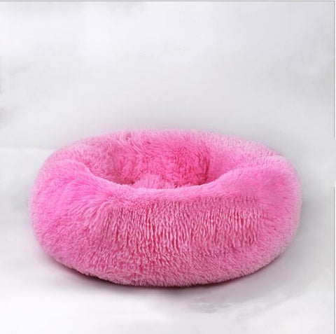 Image of Pet Dog Bed Comfortable Donut Cuddler.