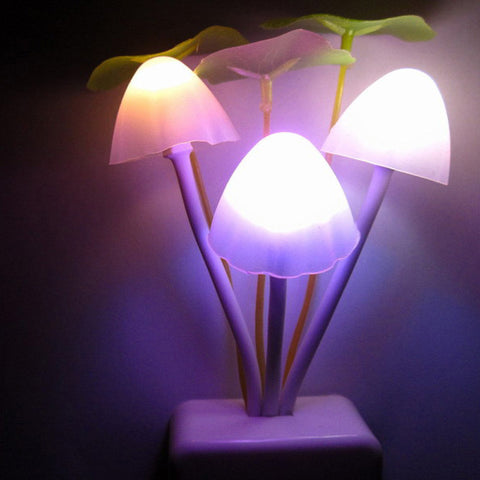 Image of Mushroom Lamp Fungus Night Light EU plug.