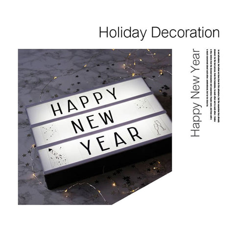 Image of LED Night light Box DIY Letters Symbol