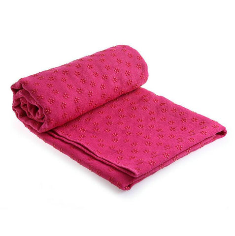 Image of Yoga Mat Cover Towel Blanket For Fitness Exercise.