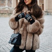 Image of Women's Faux Fur Coat