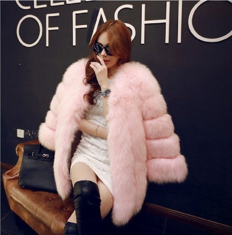 Image of Women's Faux Fur Coat