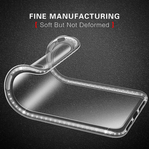 Image of Diamond Bling Transparent Phone Case for iPhone