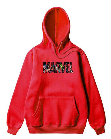 Image of marvel print Hoodie.