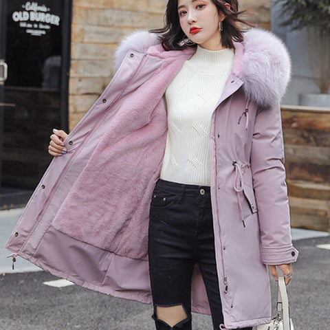 Image of Fur Hooded Jackets
