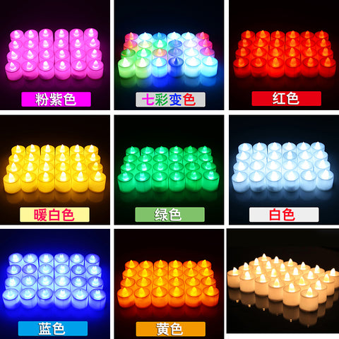 Image of LED Balloon Battery operated candle lamp multicolour.