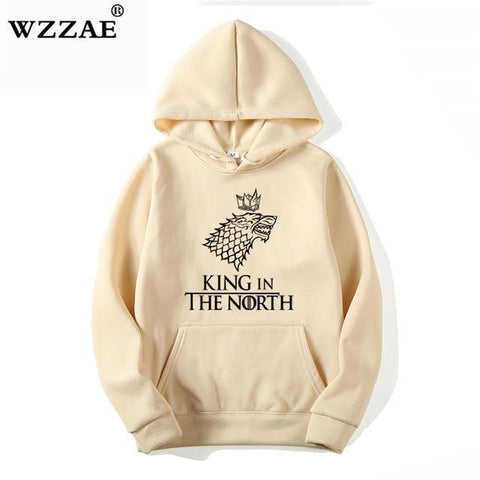 Image of Game of Thrones Wolf hoodies.