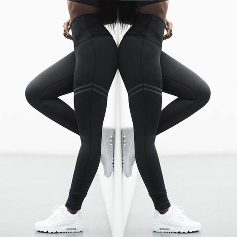 Image of High Elastic Fitness Sport Leggings.