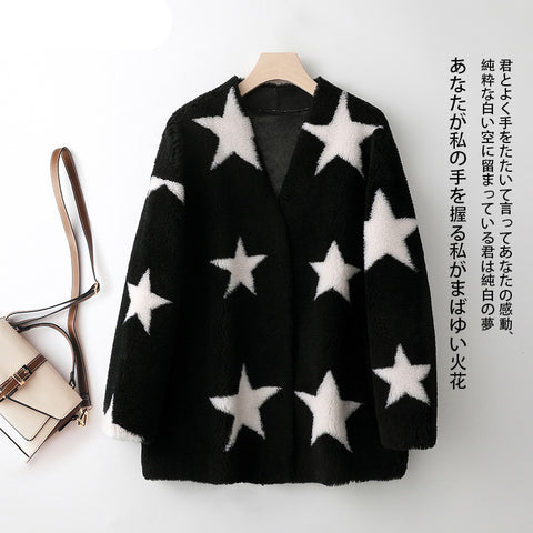 Image of Wool Fur Coat