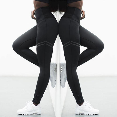 Image of High Elastic Fitness Sport Leggings.