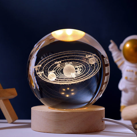 Image of Universe Series Luminous Crystal Ball Night Light