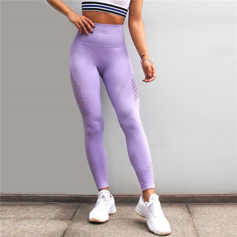 Image of Stretchy High Waist Sport Leggings.