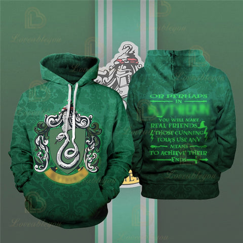 Image of Wizardry Hero Lion Printed Adult Sweatshirts Magic fans Unisex Hoodies