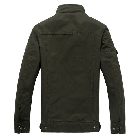 Image of Cotton Military Jacket.