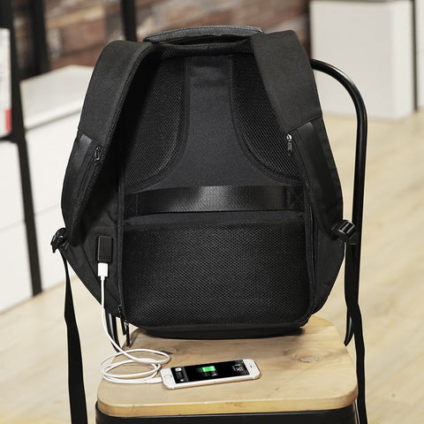 Image of USB charging Men 15inch Laptop Backpacks
