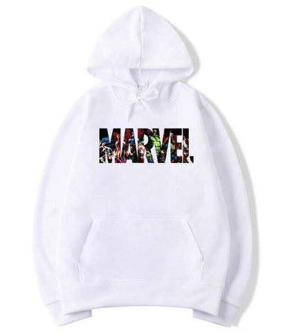 Image of marvel print Hoodie.