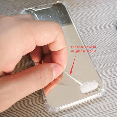 Image of Luxury Plating Mirror Phone Case For iPhone