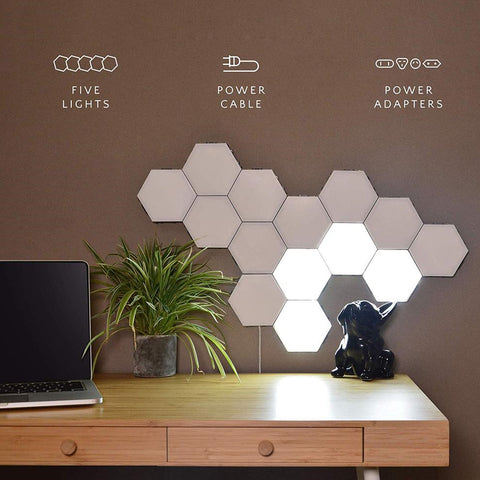 Image of Quantum lamp led Hexagonal lamps modular touch sensitive lighting night light.
