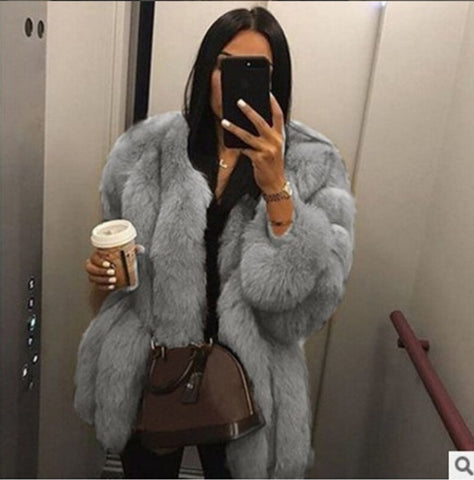 Image of Women's Faux Fur Coat