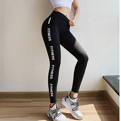 Image of Pink Hip Up Fitness Stretchy legging.