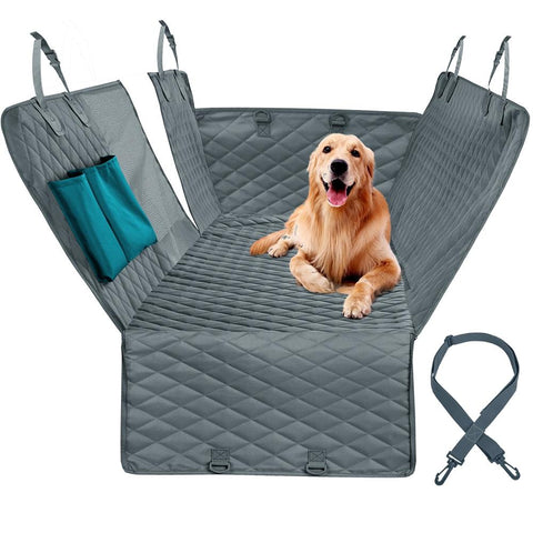Image of Dog Car Seat Cover View Mesh Waterproof.