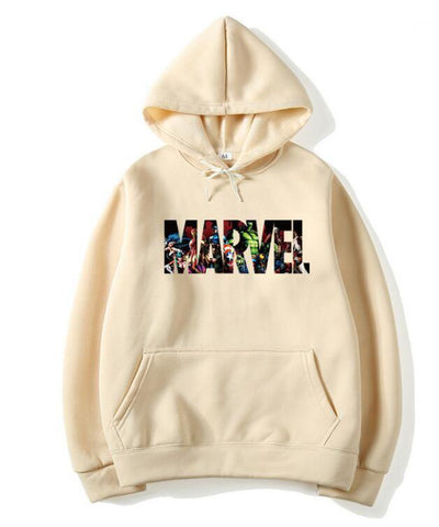 Image of marvel print Hoodie.