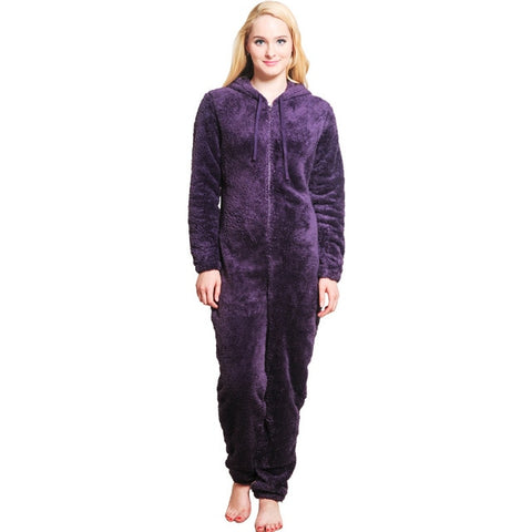 Image of Hood Sets Pyjamas Onesie For Women.