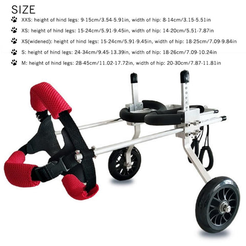Image of Pet Wheelchair Walk Cart Scooter