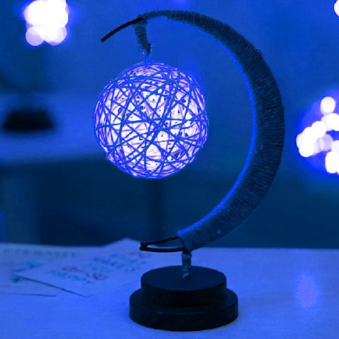 Image of LED Hand Made Moon Stars Gift Lamp Sleeping Light