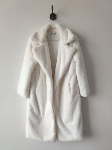 Image of Luxury Long Fur Coat.