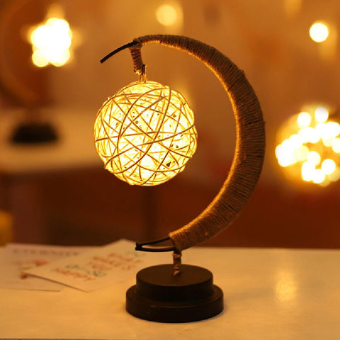 Image of LED Hand Made Moon Stars Gift Lamp Sleeping Light