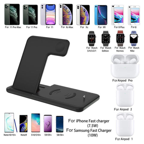 Image of 15W Qi Fast Wireless Charger Stand For iPhone.