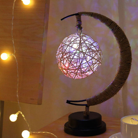 Image of LED Hand Made Moon Stars Gift Lamp Sleeping Light