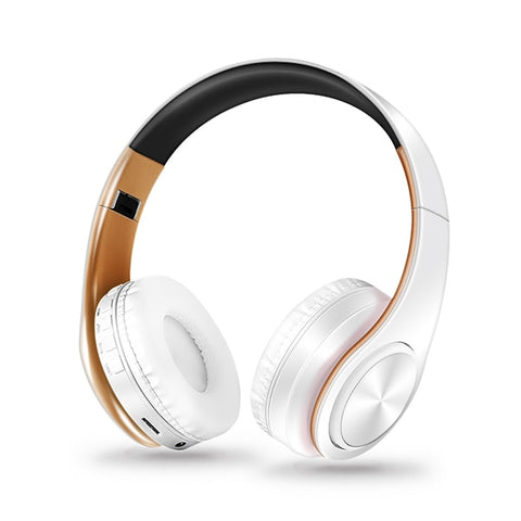 Image of stereo earphones bluetooth headphone.