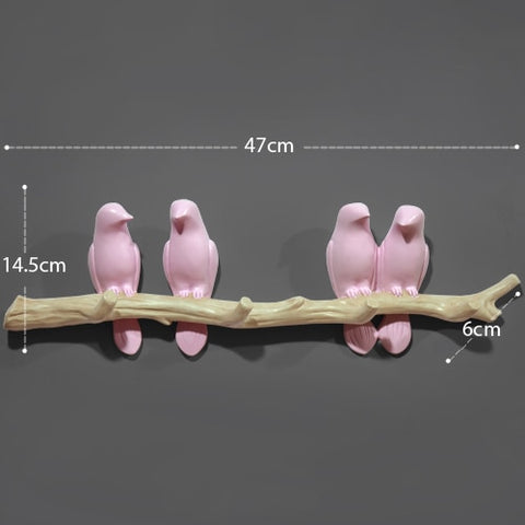 Image of Wall Decorations Resin Bird hanger.