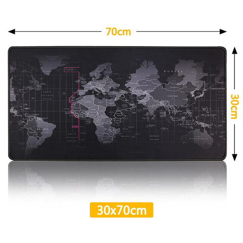 Image of Large Mouse Pad Gamer RGB World Map.