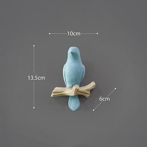 Image of Wall Decorations Resin Bird hanger.