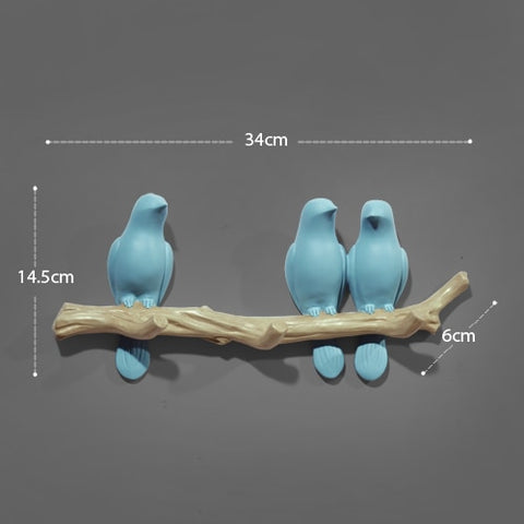 Image of Wall Decorations Resin Bird hanger.