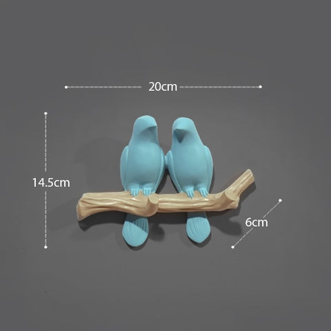 Image of Wall Decorations Resin Bird hanger.