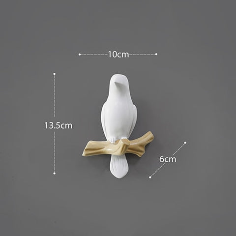 Image of Wall Decorations Resin Bird hanger.