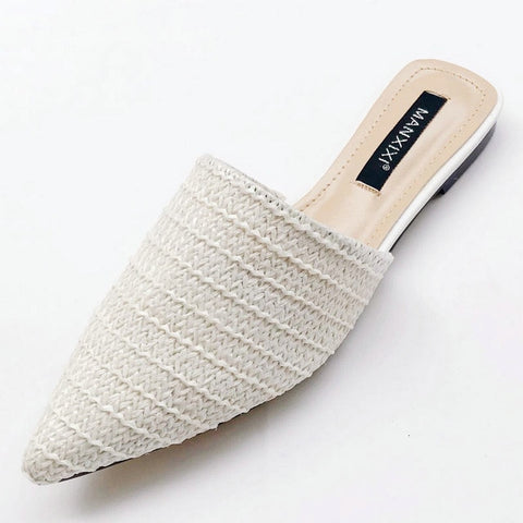 Image of Toe Weave Mules Flip Flop