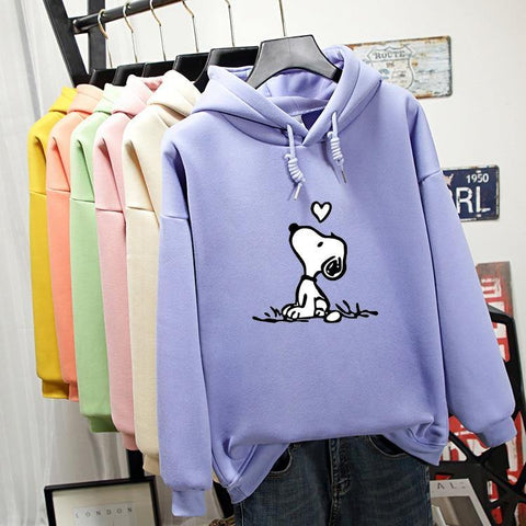 Image of Long Sleeve Pattern Print Hoodie.