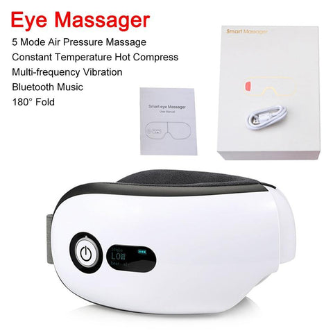 Image of Bluetooth Smart Vibration Eye Massager.