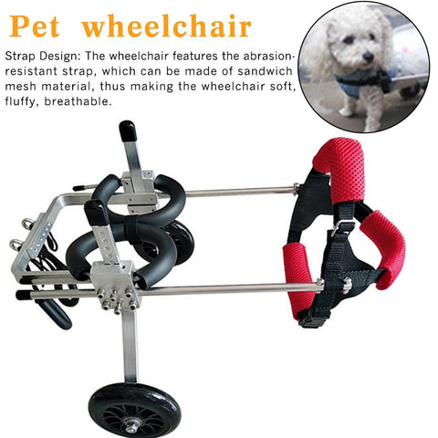 Image of Pet Wheelchair Walk Cart Scooter